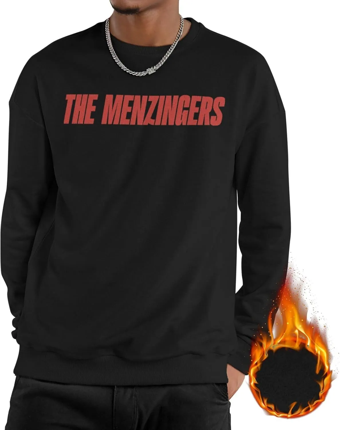 Hoodies Men's Crewneck Sweatshirt Long Sleeve Soft Hooded Basic Pullover Top
