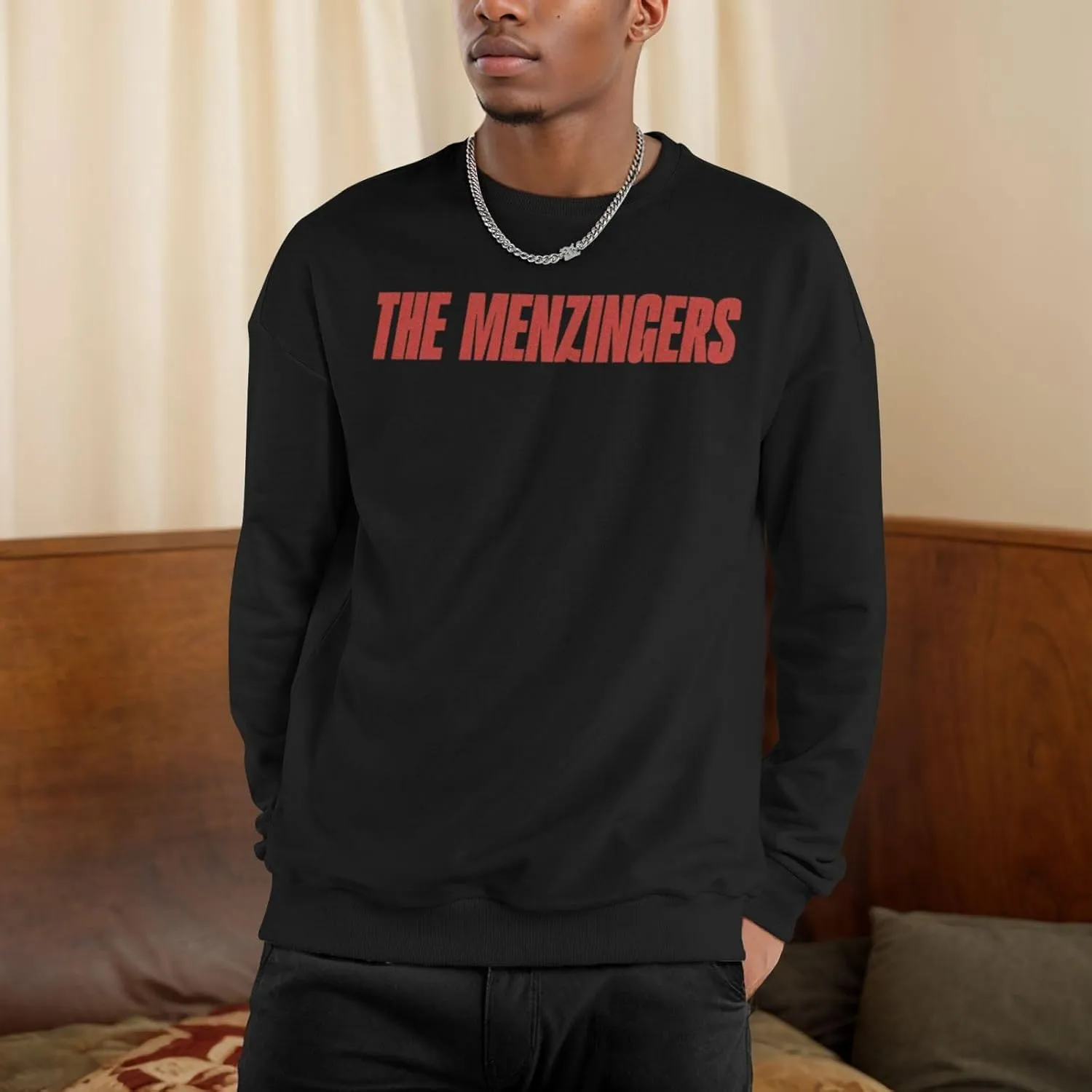 Hoodies Men's Crewneck Sweatshirt Long Sleeve Soft Hooded Basic Pullover Top