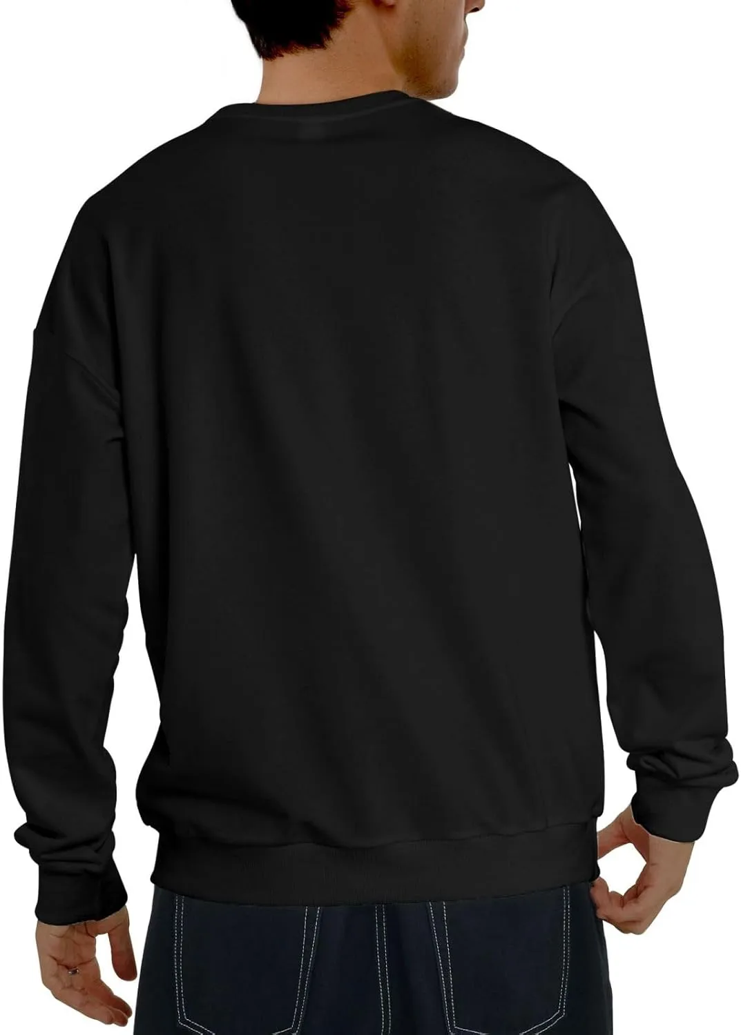 Hoodies Men's Crewneck Sweatshirt Long Sleeve Soft Hooded Basic Pullover Top