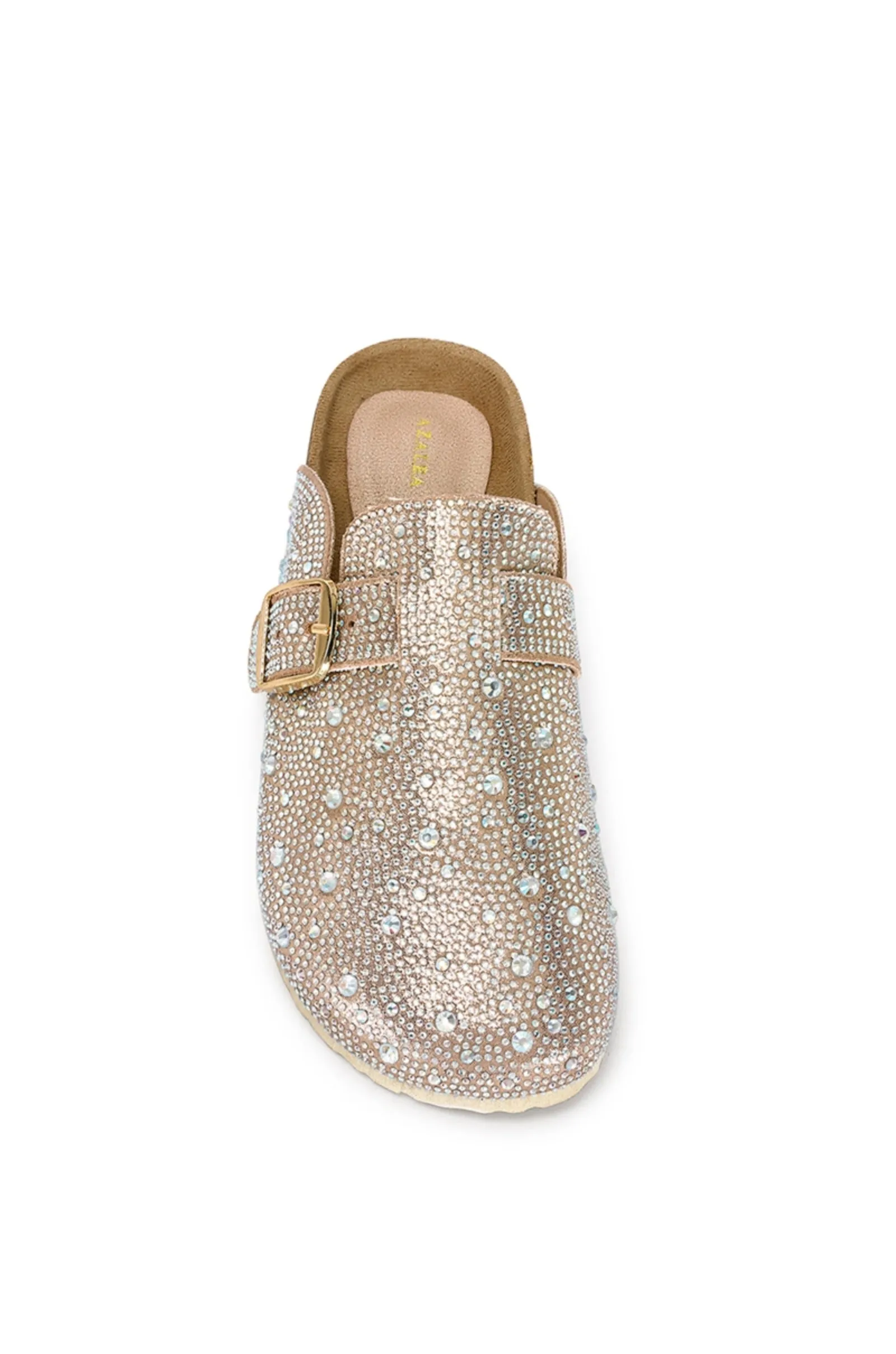 HUCKLEBERRY-GOLD RHINESTONE CLOG