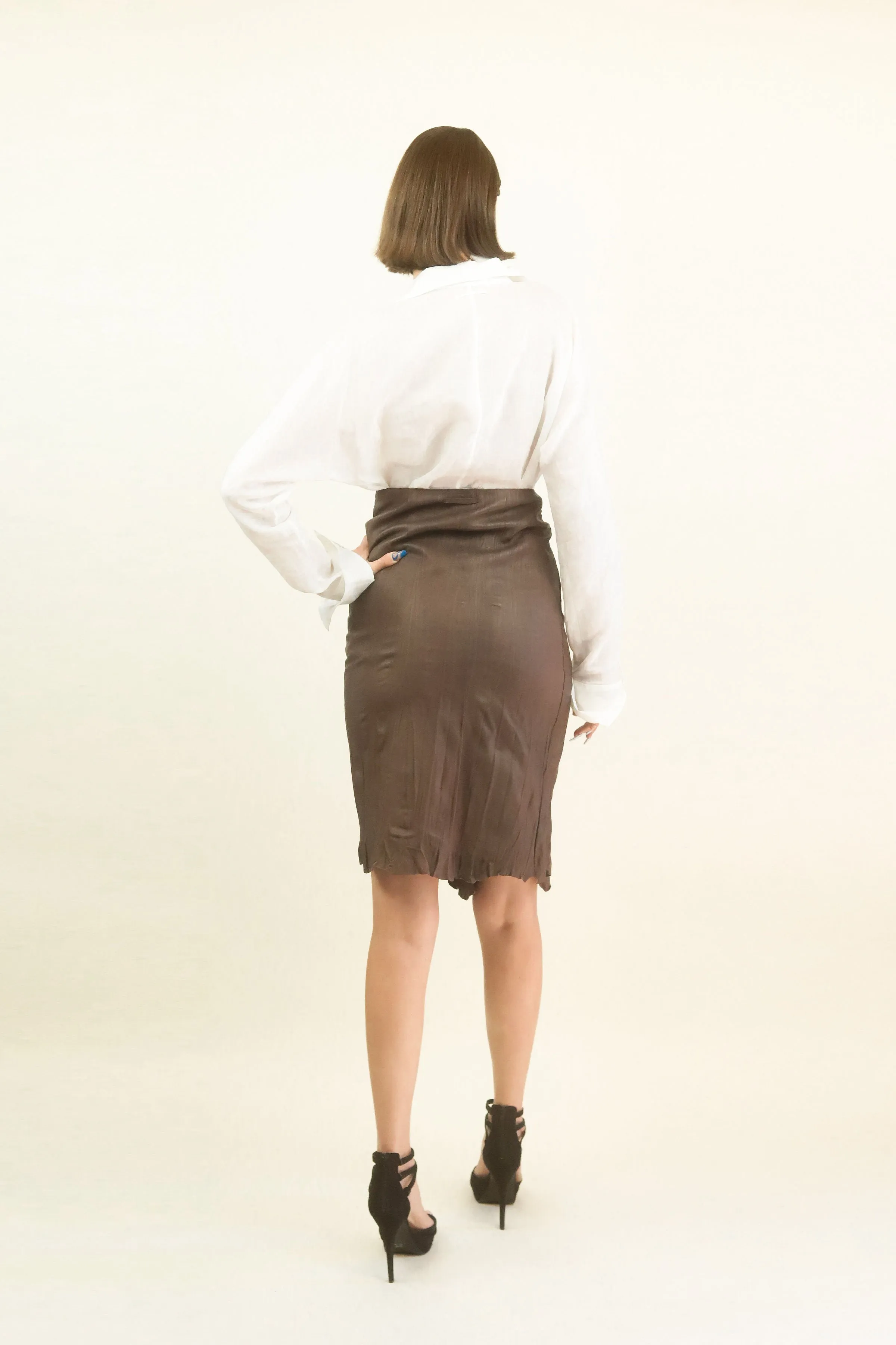 Jean Paul Gaultier Spring 2004 Leather Bondage Skirt