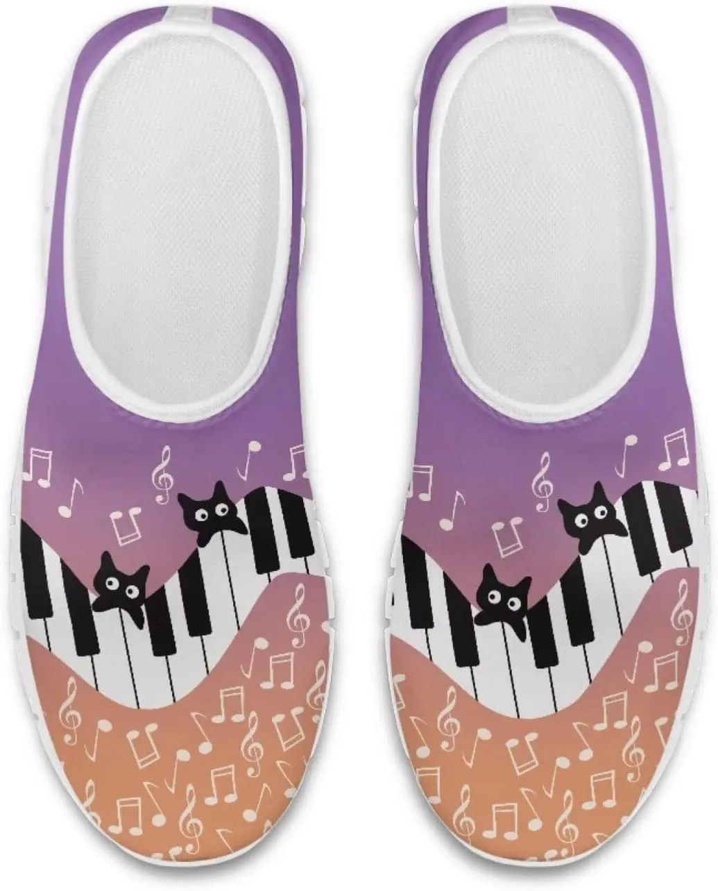 Jeiento Music Style Loafers for Women Comfort Women's Loafers & Slip-Ons Ladies Casual Shoes