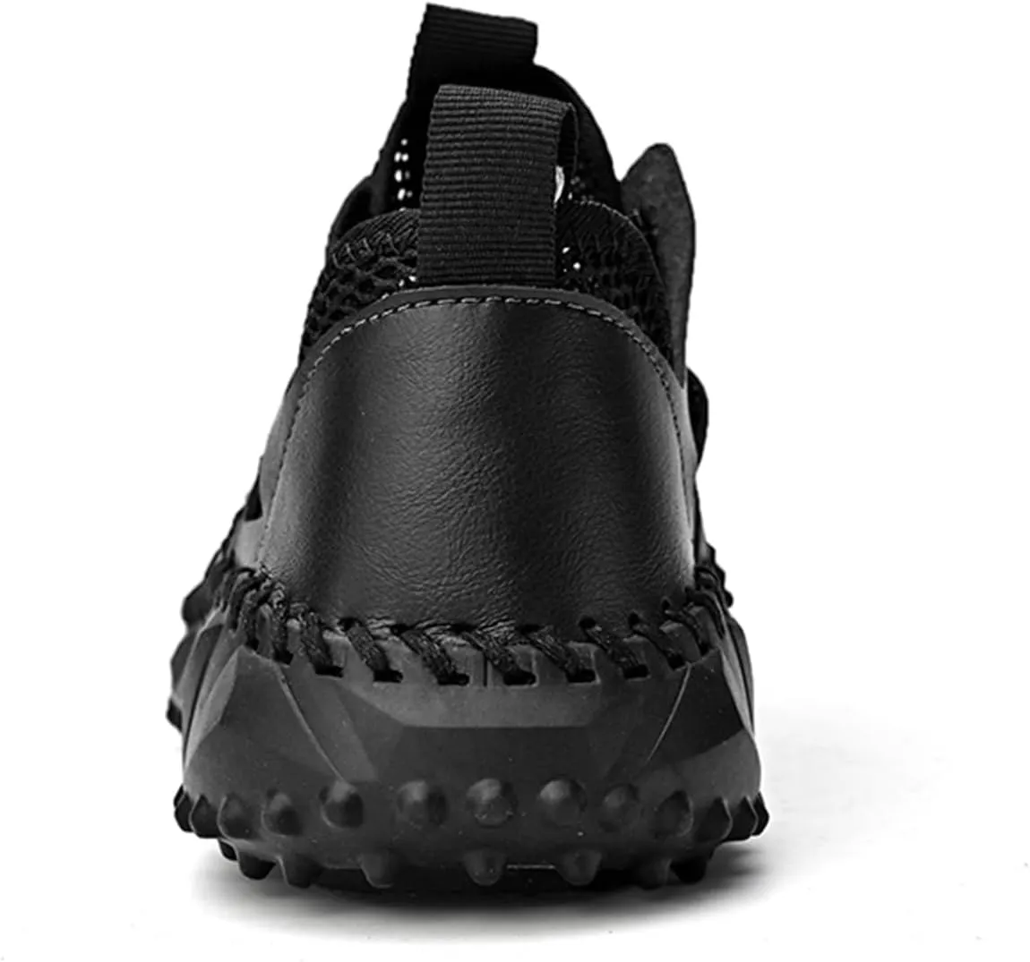 JiuQing Men's Hiking Shoes Lightweight Travel Shoes Low Rise Breathable Summer Trekking Outdoor Sneakers