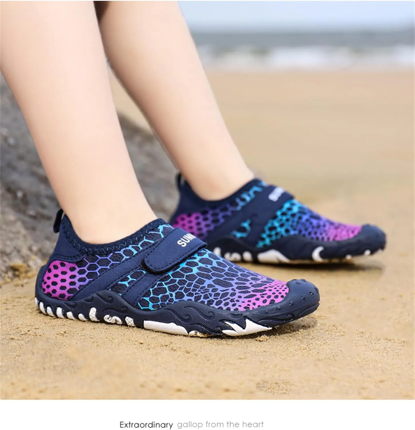 Kids Hike Barefoot Shoes Girls Boys Footwear Barefoot Shoes Quick Dry Sneakers Healthy Non-Slip Trail Running Shoes Lightweight Breathable Athletic Sports Hiking Shoes