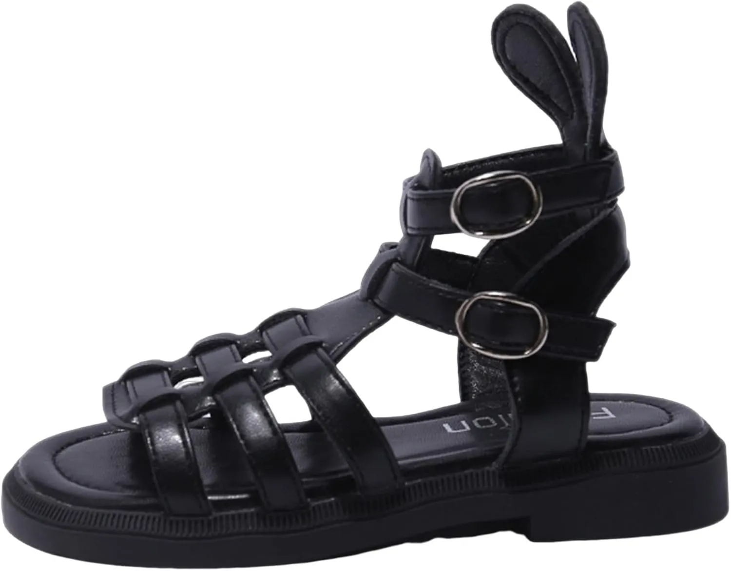 Kids Open Toe Roman Shoes for Girls Vintage High Top Strapped Flat Shoes Ankle Strap Soft Cute Footwear for Toddlers