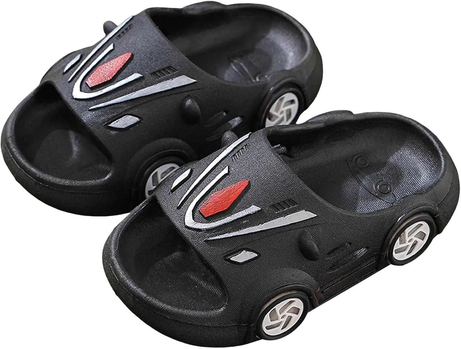 Kids Slippers Boys Girls Non-Slip Open Toe Shower Shoes Slip On Quick Dry Slides Indoor Outdoor Bathroom Pool Beach Slippers