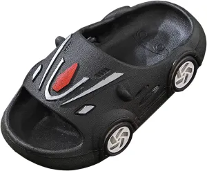 Kids Slippers Boys Girls Non-Slip Open Toe Shower Shoes Slip On Quick Dry Slides Indoor Outdoor Bathroom Pool Beach Slippers
