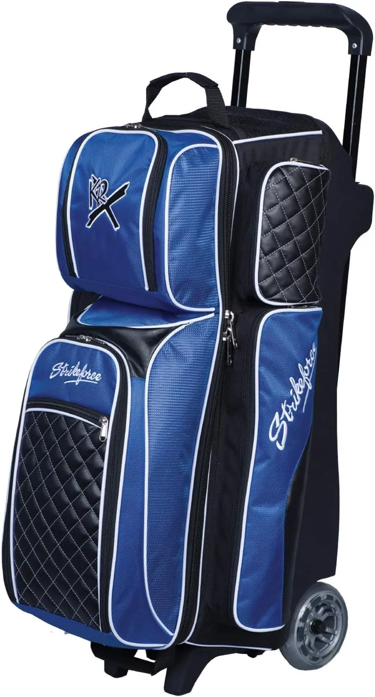 KR Strikeforce Royal Flush Triple Roller Bowling Bag