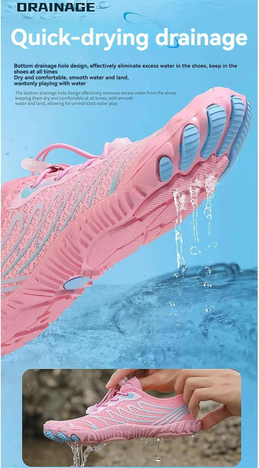 Lightweight Water Shoes for Women Comfort Breathable Healthy & Non-Slip Barefoot Shoes Unisex Wide Toe Box Shoes Quick Dry Outdoor Hiking Shoes for Swimming Running Surfing Kayaking Riding