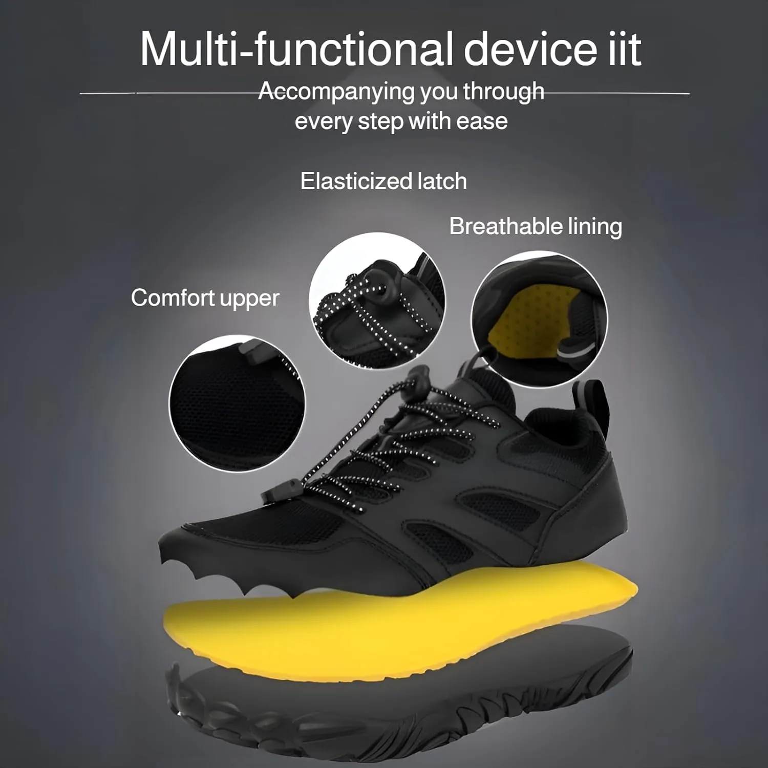 lilaBelle]New Lightweight Outdoor Shoes for Men - Versatile Water Shoes, Breathable Hiking & Climbing Footwear with Anti-Collision Toe DesignPerfect for Summer Water Activities