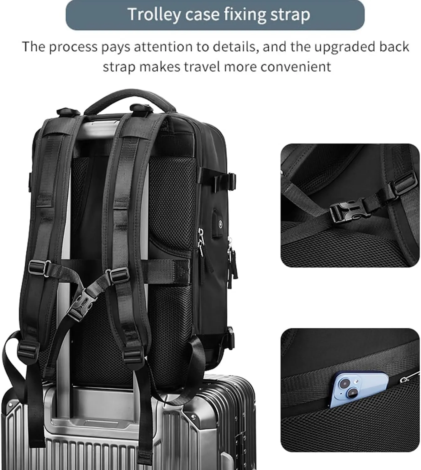 Liwave Travel Backpack, Premium Modular Organizer 38l Waterproof Laptop Backpack With USB Charging (Dark Green)