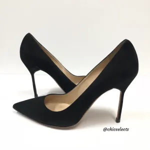 MANOLO BLAHNIK BB 105mm SUEDE POINT TOE SIZE 42