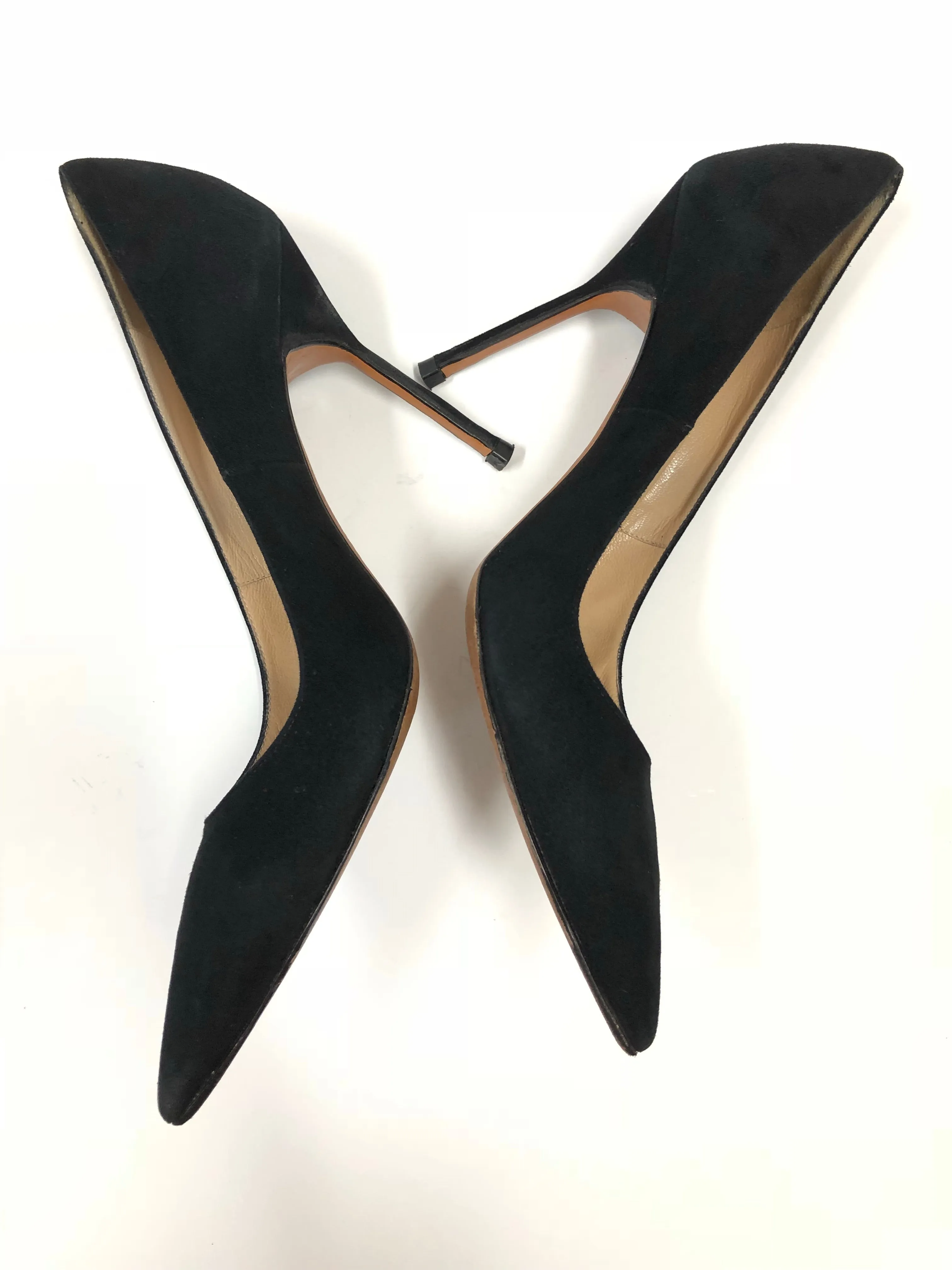 MANOLO BLAHNIK BB 105mm SUEDE POINT TOE SIZE 42