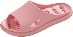 Men and Women Same Couples Quick Drying Slip Leakage Thick Soled Soft Soled Solid Color Womens and Slides and Platform