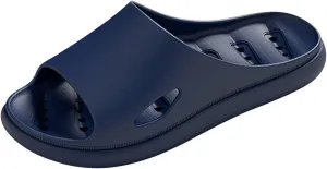 Men and Women Same Couples Quick Drying Slip Leakage Thick Soled Soft Soled Solid Color Womens and Slides and Platform