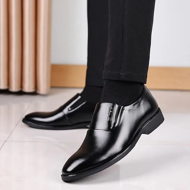 Men's Business Casual Classic Daily Office & Career Leather Loafers