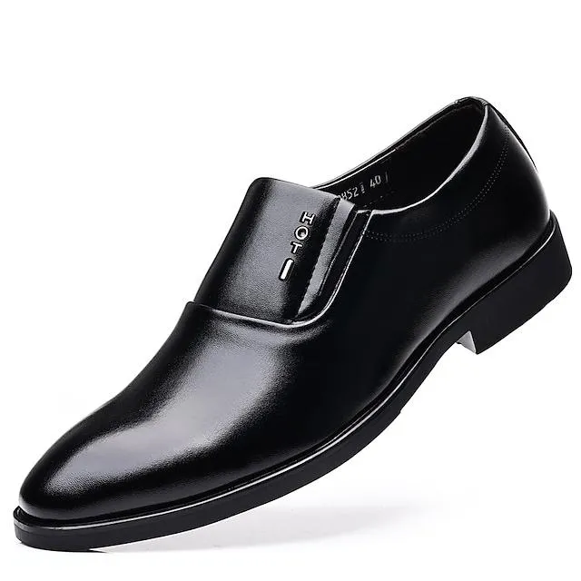 Men's Business Casual Classic Daily Office & Career Leather Loafers
