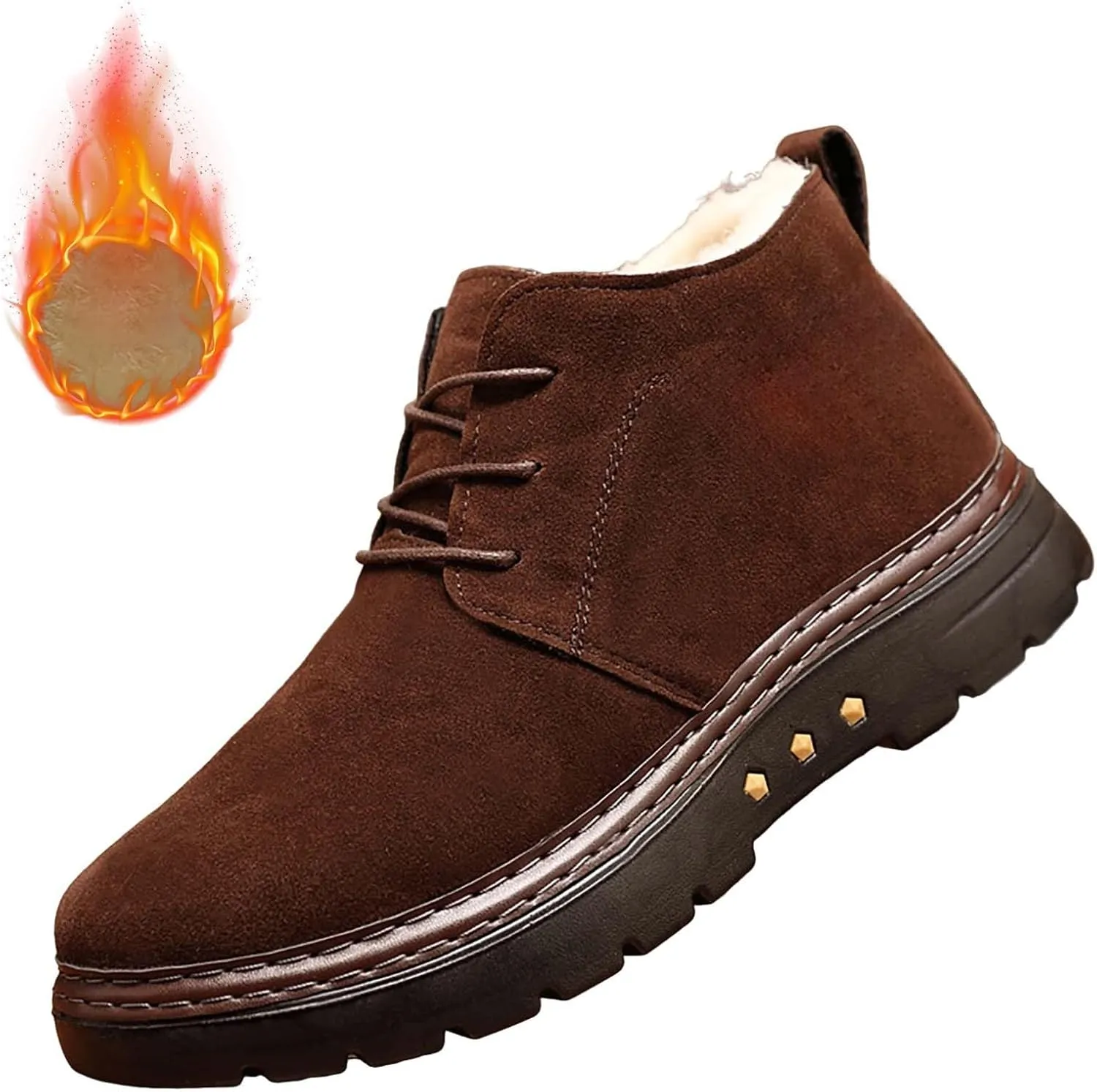 Men's Fleece Warm Boots Snow Shoes For Mens Botas De Invierno Para Hombre Outdoor Boot Comfortable Walking Shoes
