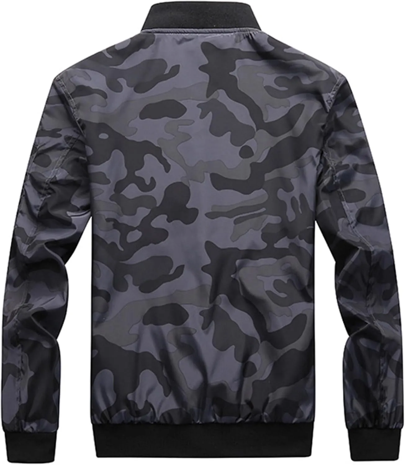 Men's Lightweight Camouflage Jacket Light Track Casual Windbreaker Coats Sportswear Fligh Bomber Jackets