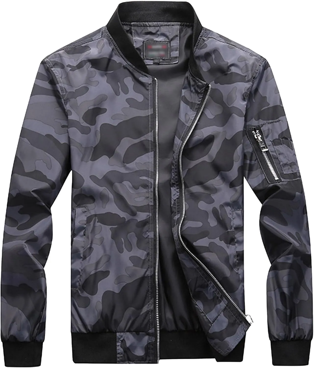 Men's Lightweight Camouflage Jacket Light Track Casual Windbreaker Coats Sportswear Fligh Bomber Jackets