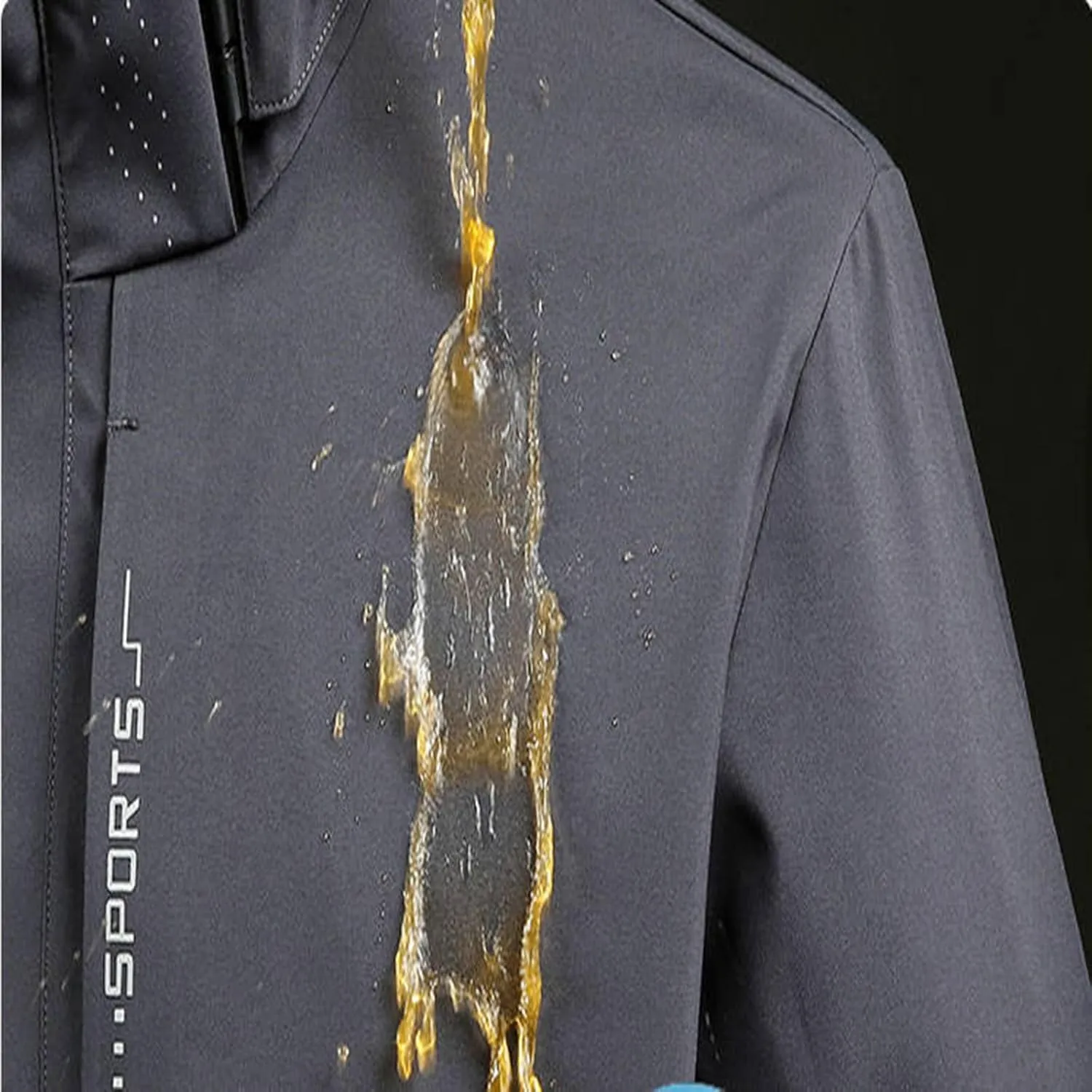 Mens Lightweight Jackets Full Zip Hooded Solid Color Golf Light Outdoor Mountain Windbreaker Jackets with Zip Pockets