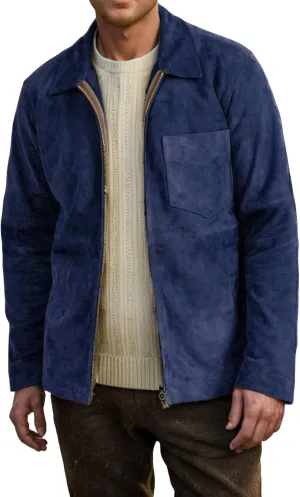 Men's Lightweight Jackets Vintage Faux Suede Bomber Jacket Stand Collar Full Zip Up Light Coat Fall Casual Windbreaker