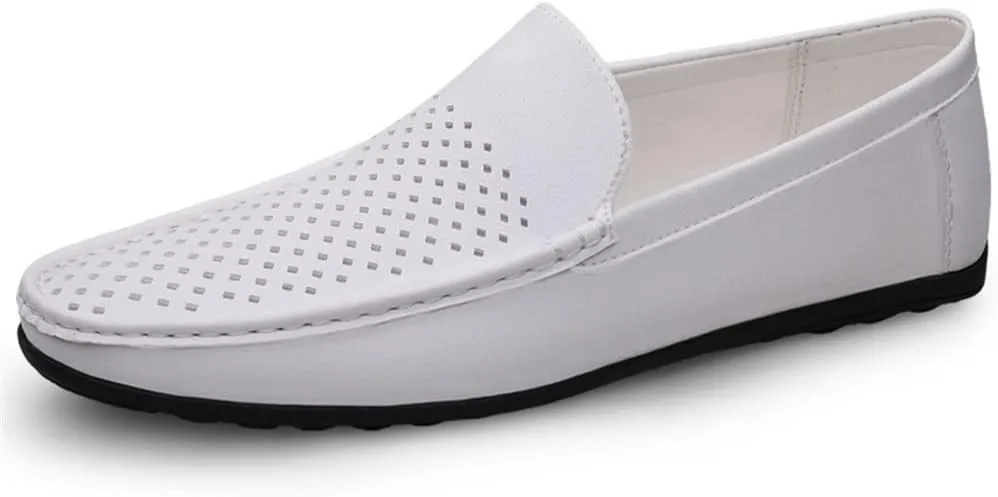 Men's Loafers Moccasins Shoes Breathable Simple Vegan Leather Resistant Flexible Comfortable Walking Party Slip On