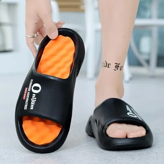 Men's Orthopedic Massage Slippers, Casual Non-Slip Slippers, Open Toe Trendy Beach Shoes for Indoor Outdoor Walking