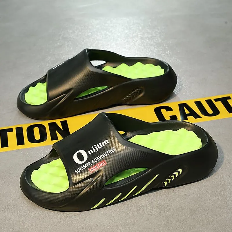 Men's Orthopedic Massage Slippers, Casual Non-Slip Slippers, Open Toe Trendy Beach Shoes for Indoor Outdoor Walking