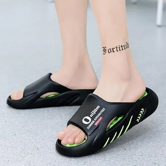 Men's Orthopedic Massage Slippers, Casual Non-Slip Slippers, Open Toe Trendy Beach Shoes for Indoor Outdoor Walking