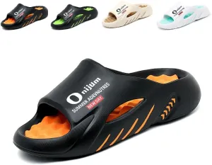 Men's Orthopedic Massage Slippers, Casual Non-Slip Slippers, Open Toe Trendy Beach Shoes for Indoor Outdoor Walking