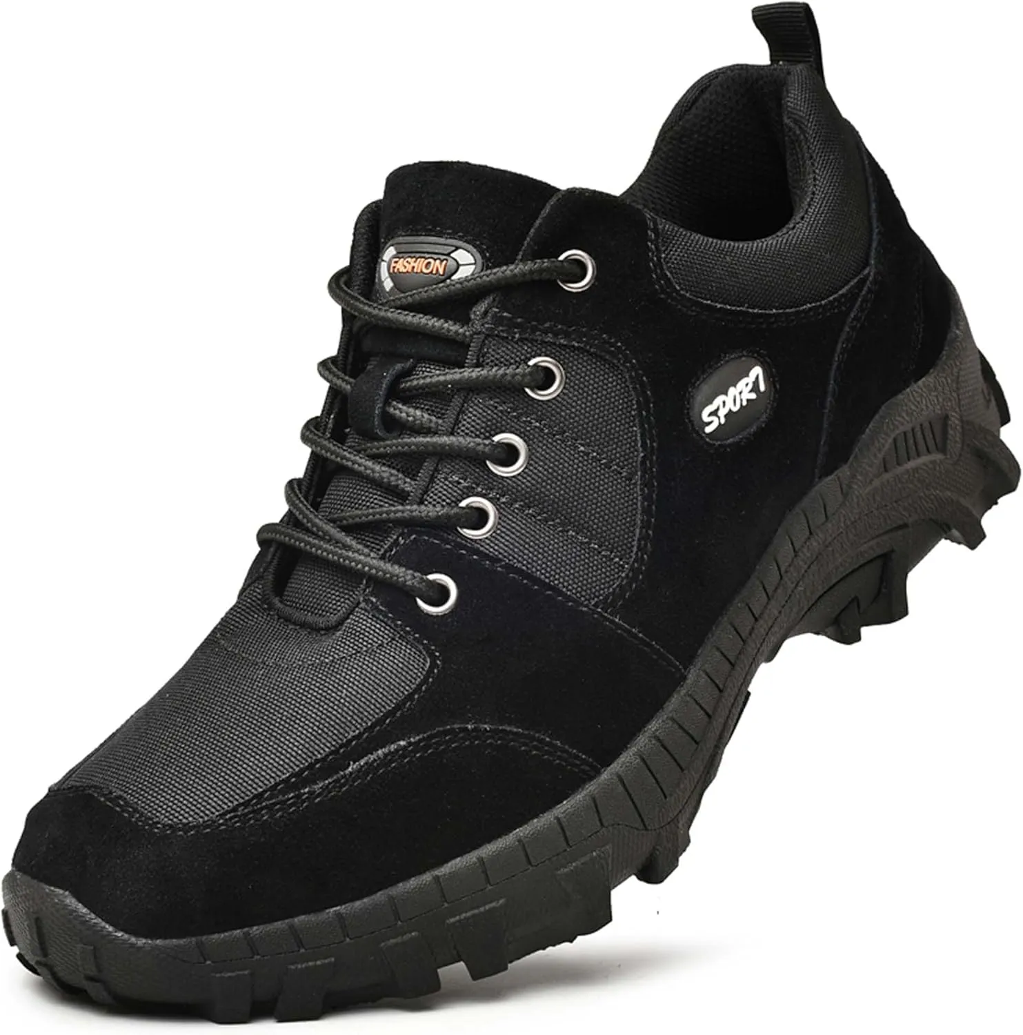 Men's Waterproof Hiking Shoes Leather Lightweight Non-Slip Climbing Shoes Comfortable Casual Sneakers Outdoor Casual Hiking Cross-Country Traveling Shoes