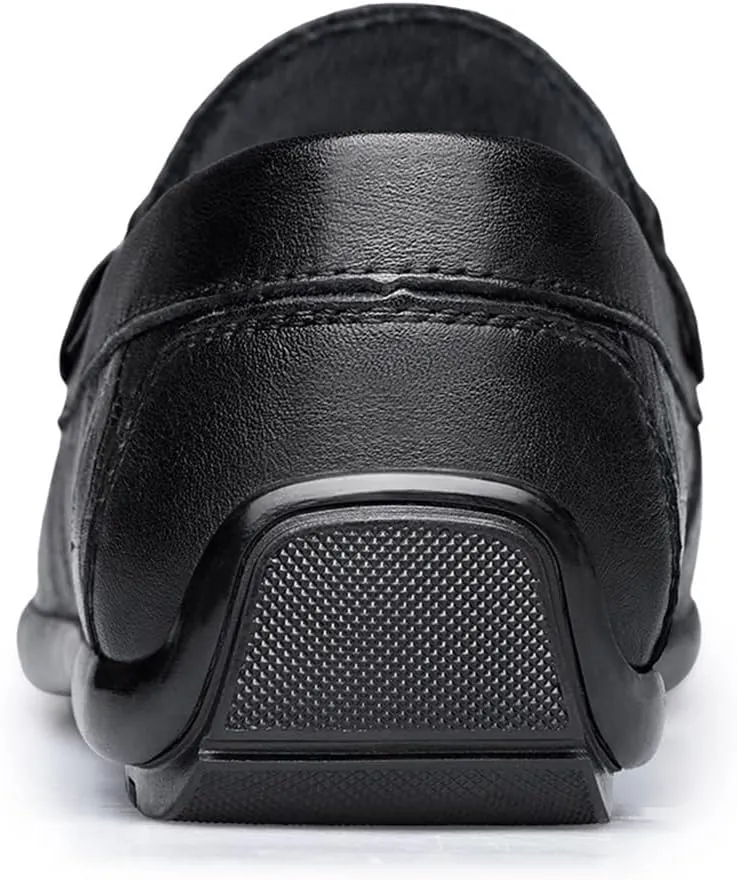 New Mens Loafers Shoe Moccasins Shoes Faux Crocodile Print Leather Slip Resistant Flat Heel Anti-slip Fashion Walking Slip-on