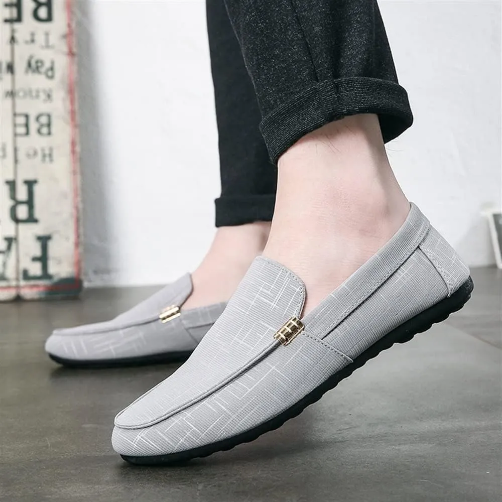 New Men's Loafers Shoes Venetian Loafers Simple Lightweight Leather Slip Resistant Comfortable Flexible Outdoor Slip-ons