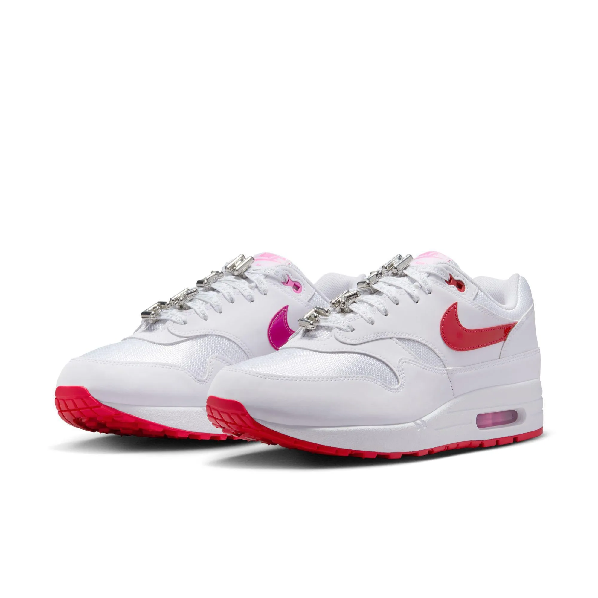 Nike Air Max 1 PRM White/University Red-Playful Pink