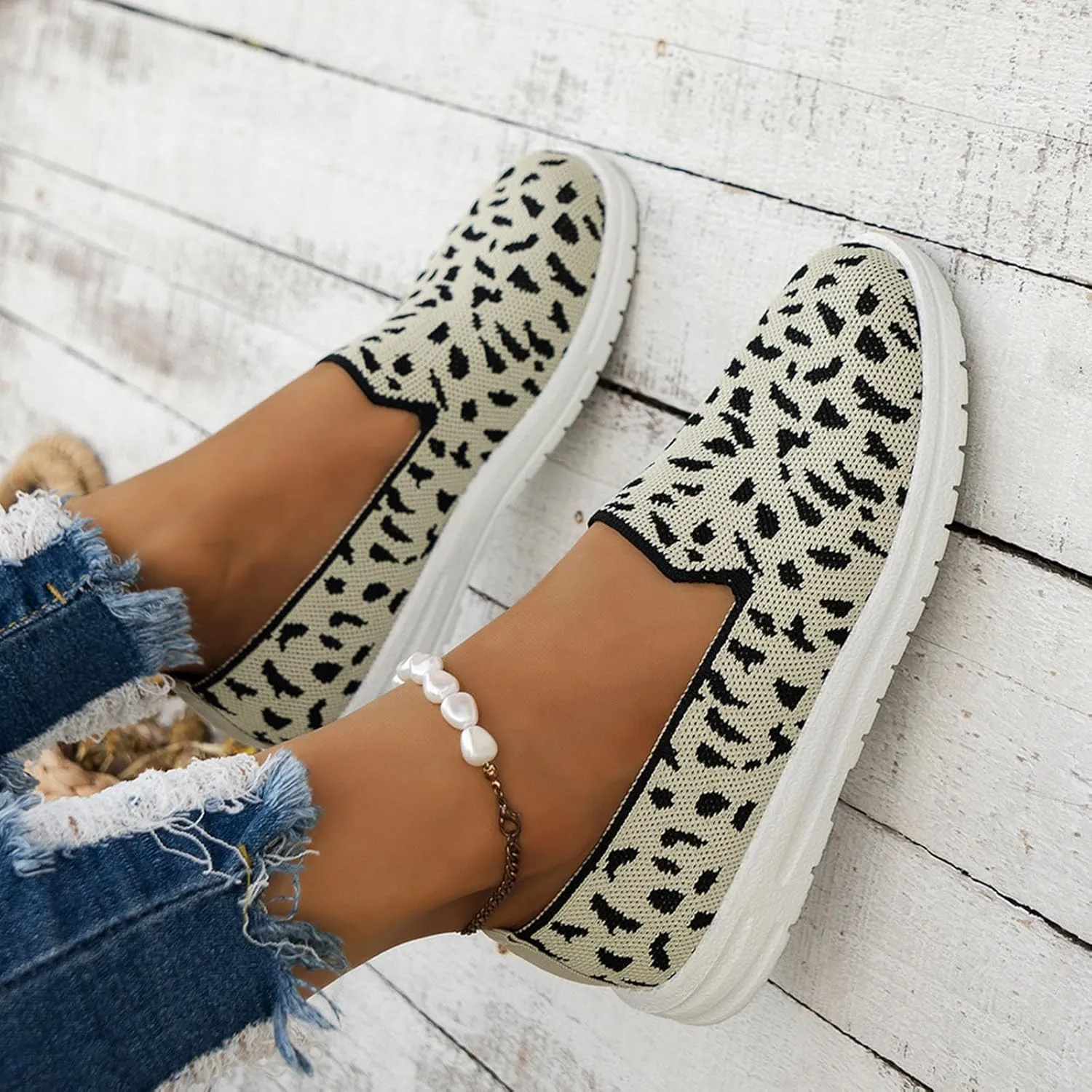 Non Slip Tennis Sneakers for Women Beige Sneakers Women's Workout Sport Work Casual Tennis Shoes Womens Sneakers