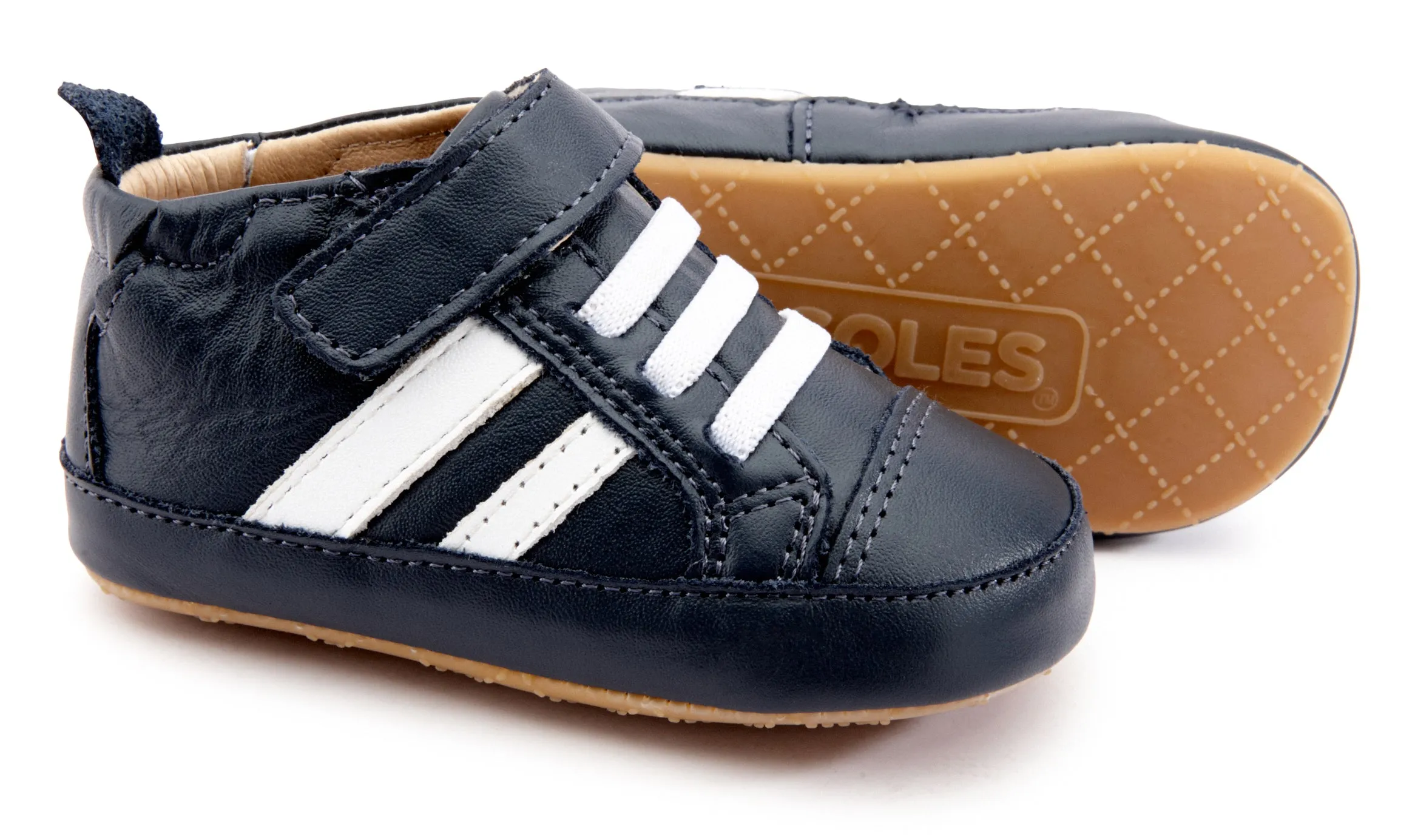 Old Soles Boy's & Girl's 066R High Roller Shoes - Navy/Snow