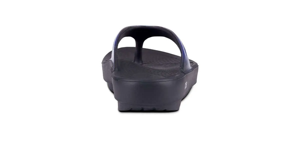 OOFOS Womens Oolala Luxe Sandal Black Calypso