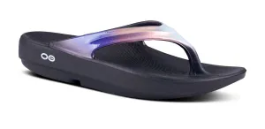 OOFOS Womens Oolala Luxe Sandal Black Calypso