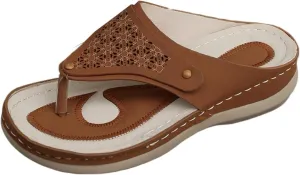 Orthopedic Sandals for Women Arch Support Recovery Flip Flops Comfortable Casual Summer Walking Beach Travel Low Heels Thong Sandals Slides