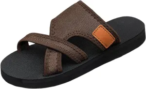 Orthopedic Sandals for Women Womens Hollow Mesh Slide Sandals with Arch Support Comfortable Slip On Beach Slippers