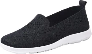 Orthopedic Shoes for Women Soft Slip On Sneakers Breathable Walking Shoes 2024 New Platform Sneaker with Arch Support