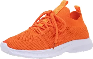 Orthopedic Shoes for Women Tennis Walking Shoes Lightweight Breathable Mesh Sneakers Lace Up Athletic Anti-Slip Casual Shoes