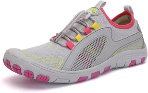 Outdoor Lndoor Minimalist Barefoot Shoes, Unisex Barefoot Shoes, Hiking Climbing Shoes, Water Shoes, for Yoga Running Surfing Boating Swim (Color : Gris, Size : 7.5)