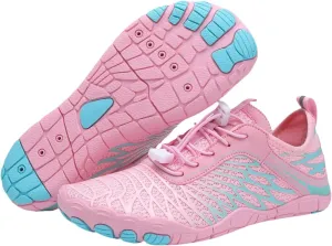 Pro Hike Barefoot Shoes for Women Men with Wide Toe Box, Healthy & Non-Slip Breathable Footwear Barefoot Shoes Beach Pool Swim Surf Hiking Walking Shoes