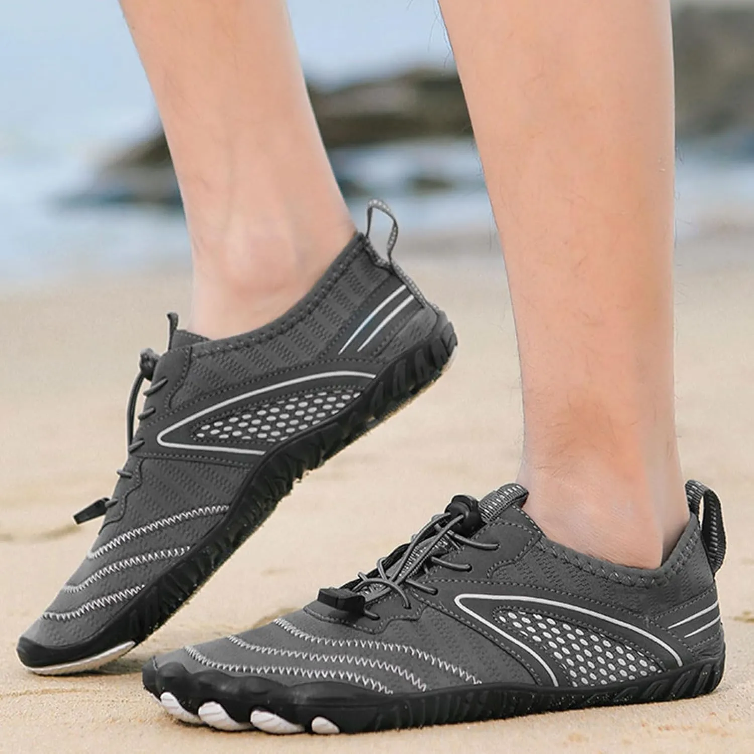 Pro Hike Barefoot Shoes Women Footwear Barefoot Womens Mens Wide Toe Box Healthy & Non-Slip Trail Running Shoes Breathable Beach Pool Swim Surf Hiking Shoes