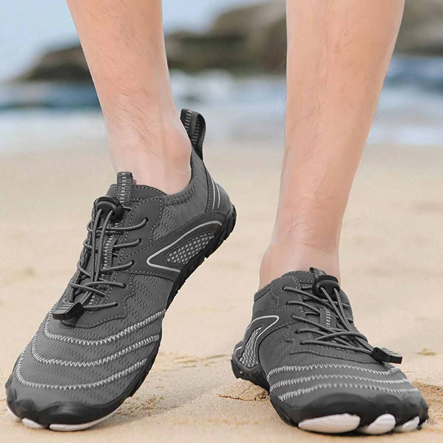 Pro Hike Barefoot Shoes Women Footwear Barefoot Womens Mens Wide Toe Box Healthy & Non-Slip Trail Running Shoes Breathable Beach Pool Swim Surf Hiking Shoes