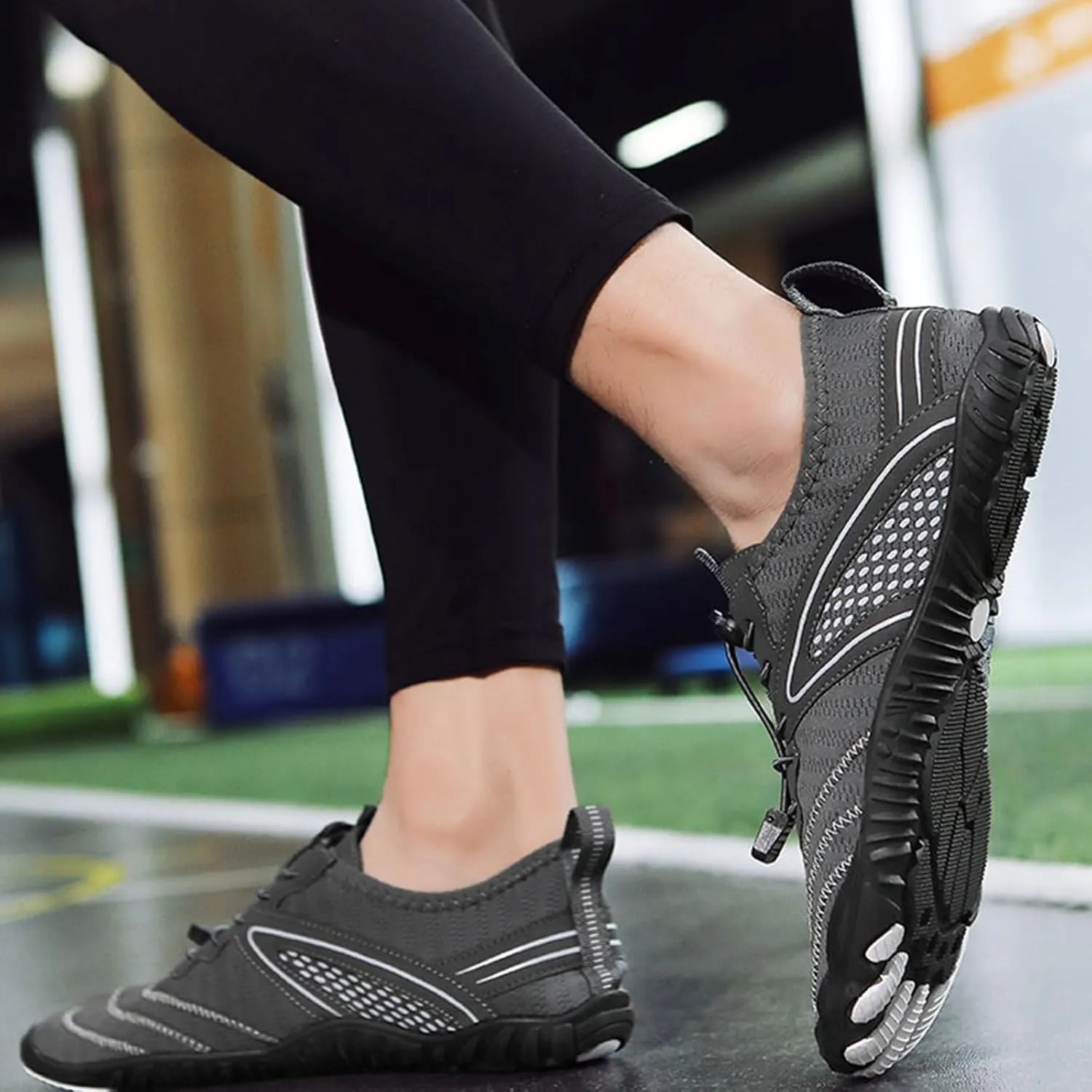 Pro Hike Barefoot Shoes Women Footwear Barefoot Womens Mens Wide Toe Box Healthy & Non-Slip Trail Running Shoes Breathable Beach Pool Swim Surf Hiking Shoes