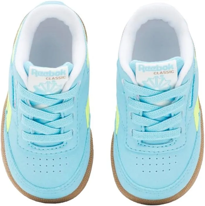 Reebok Unisex-Child Kid's Glide Elastic & Top Strap Sneaker