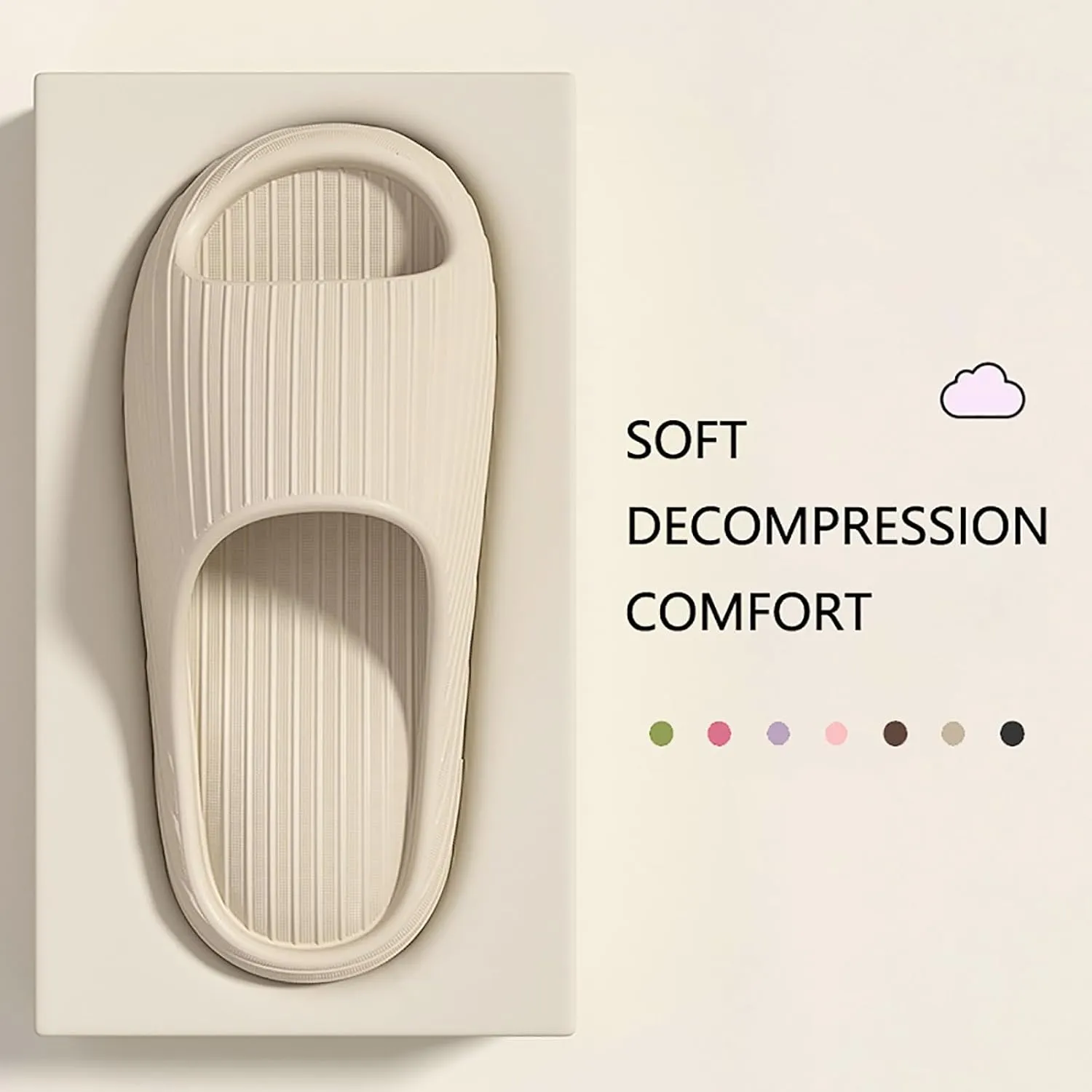 Sandal Slippers for Women Bathroom House and Pool Sandals Non Slip Pool Slides Shower Shoes for Women